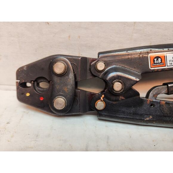 Hard to find Thomas & Betts WT-2130 ratchet Stakon Manual Crimp Tool - Picture 5 of 8